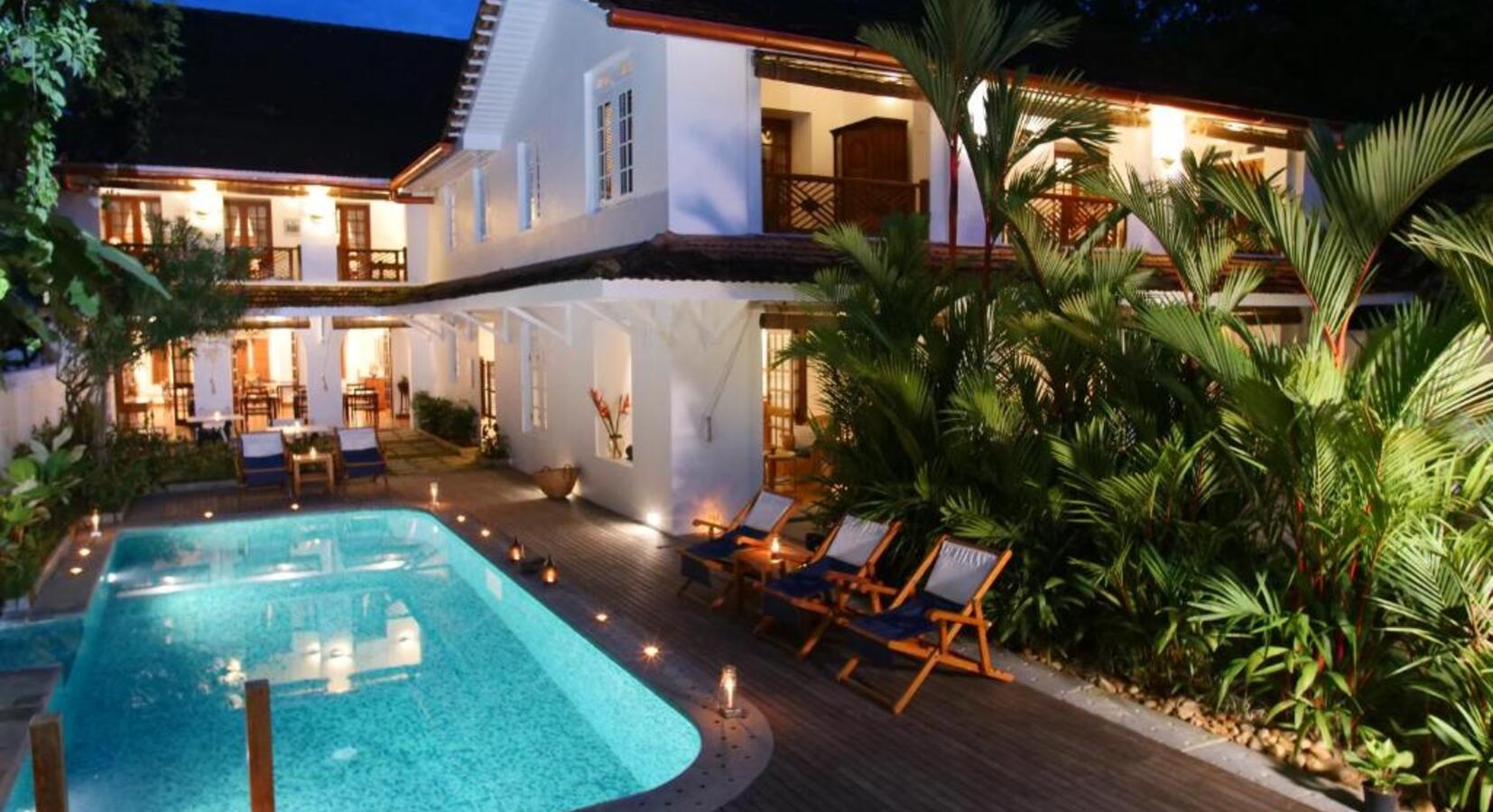 Swimming Pool at Night