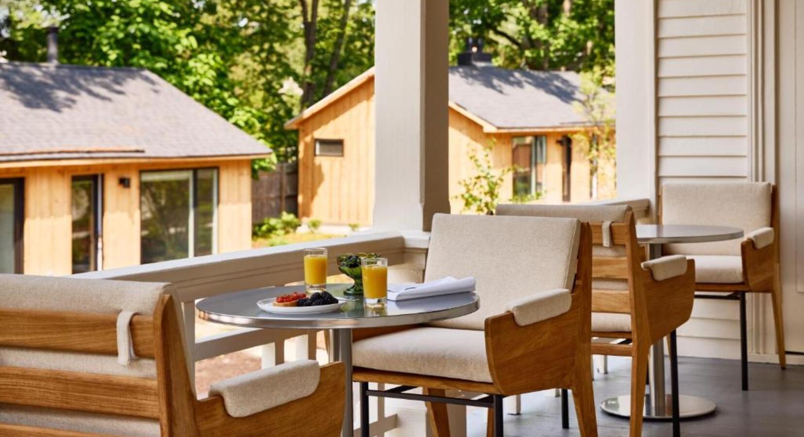 Breakfast terrace