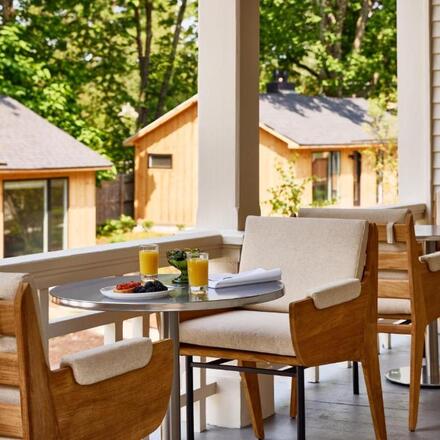 Breakfast terrace