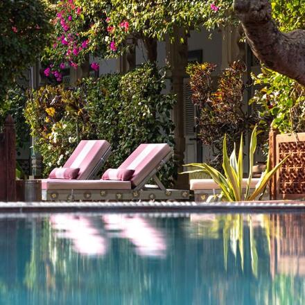 Poolside Lounging