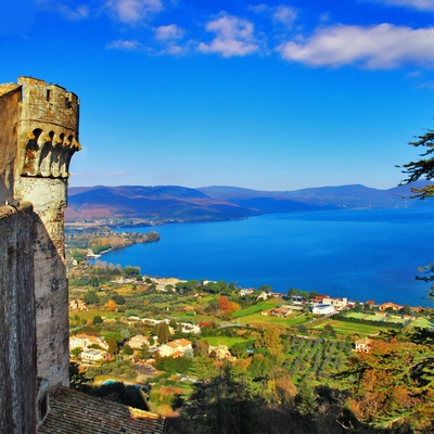 Lago de Bracciano, Italia
