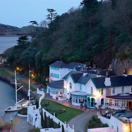 Hotel Exterior in the Evening