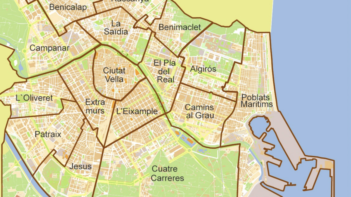 Neighbourhoods of Valencia 