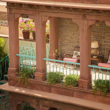 Balcony with Seating