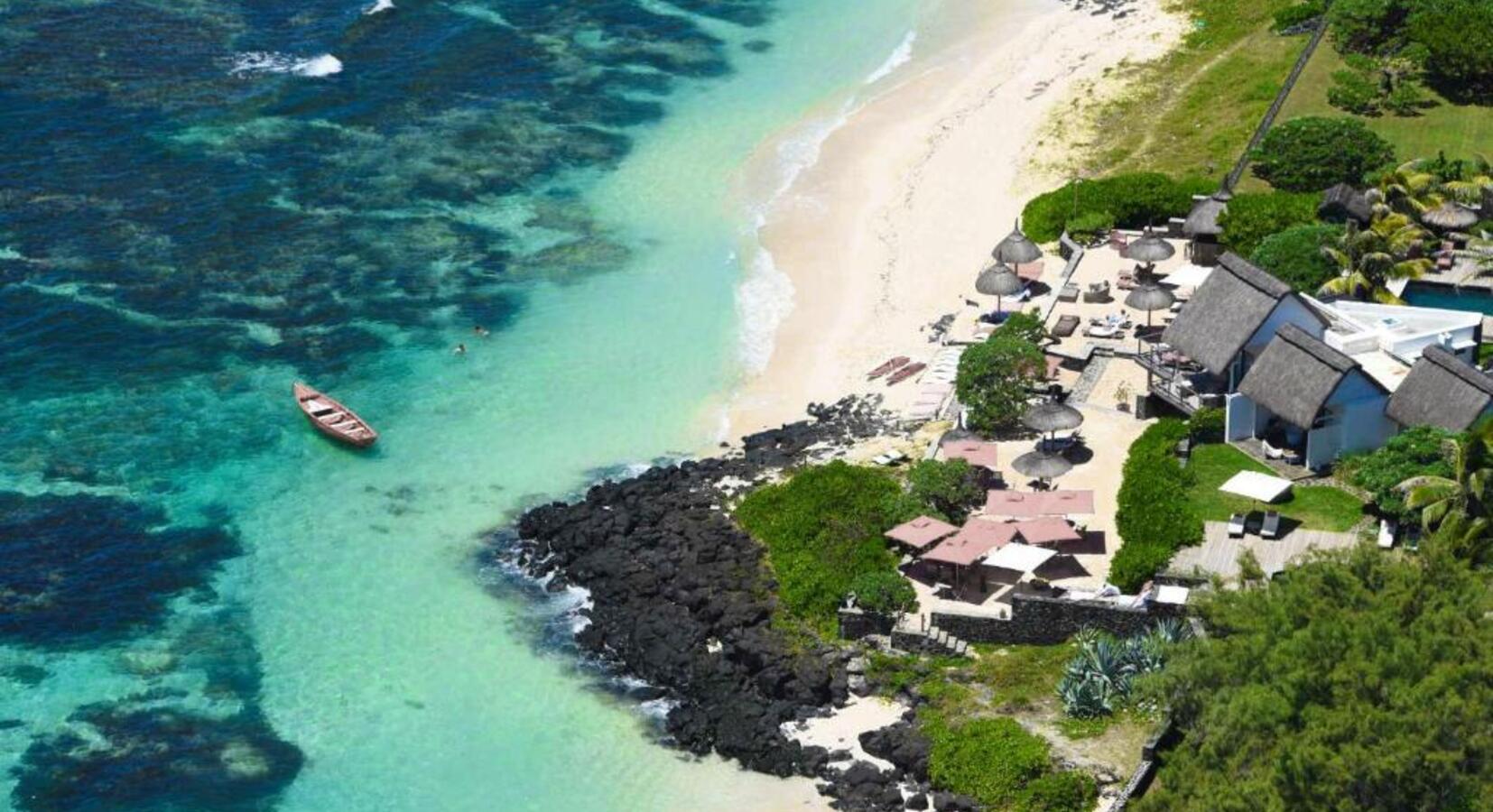 Aerial View of Coastline