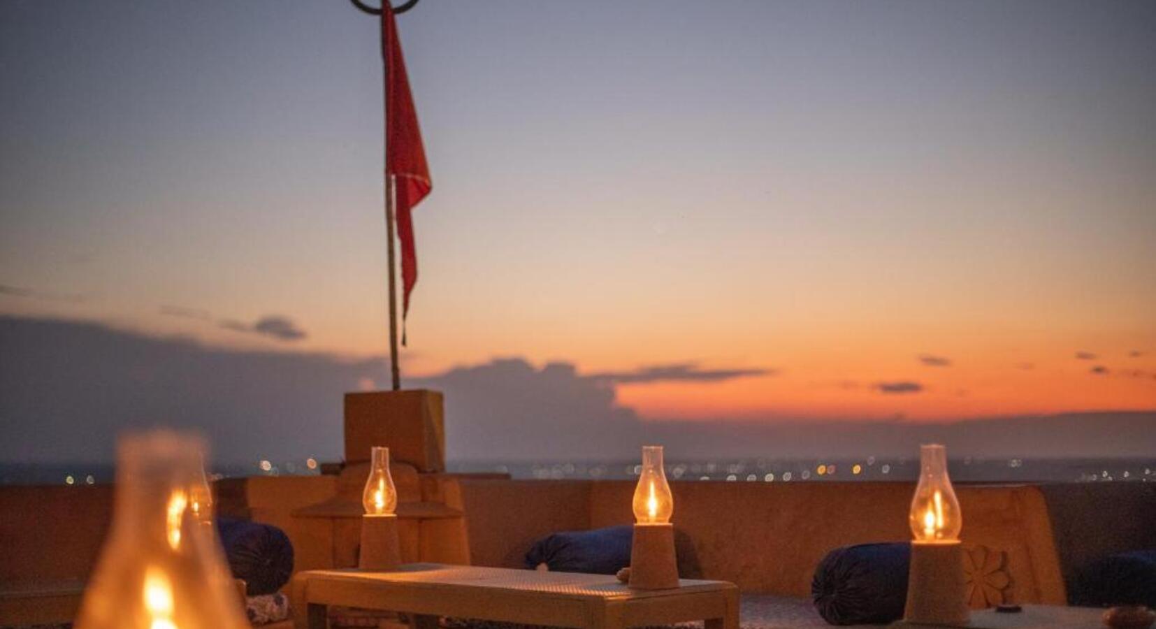 Rooftop by Candlelight