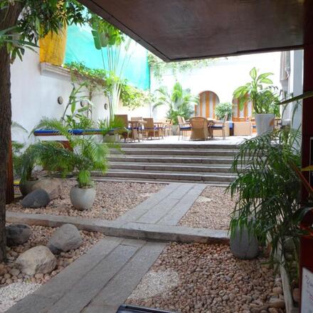 Entrance to Courtyard