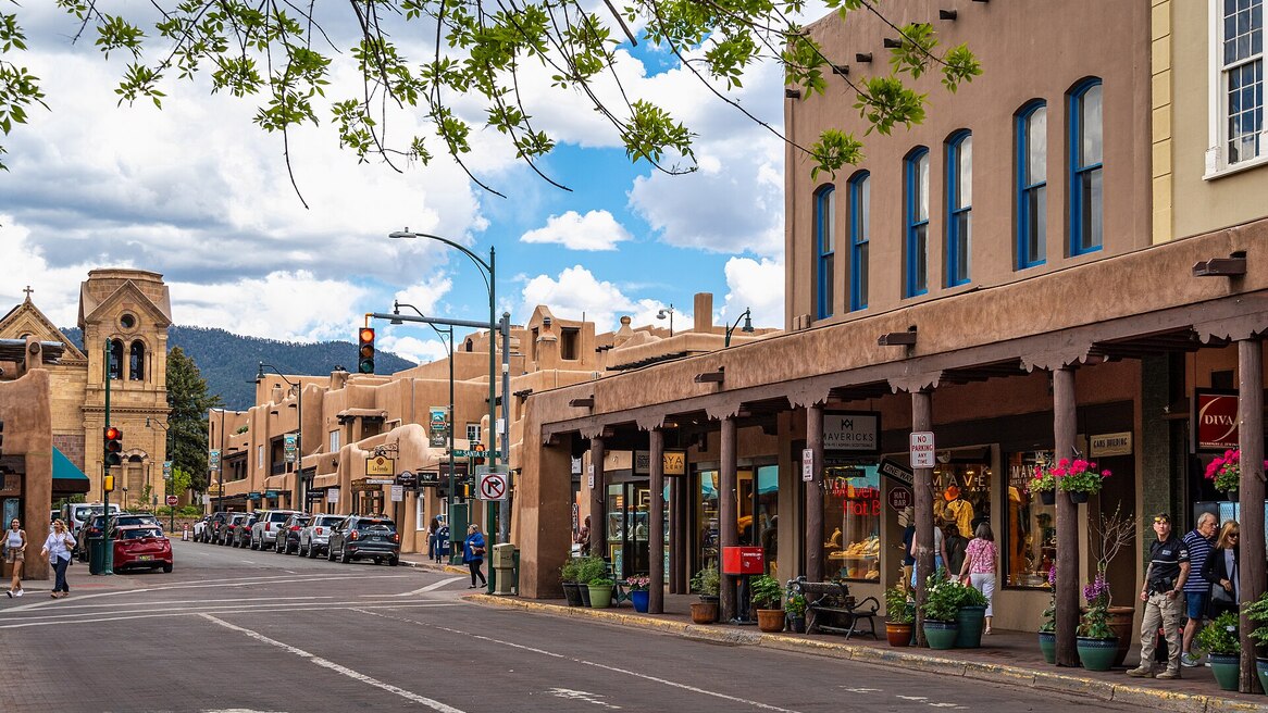 Vista del centro de Santa Fe
