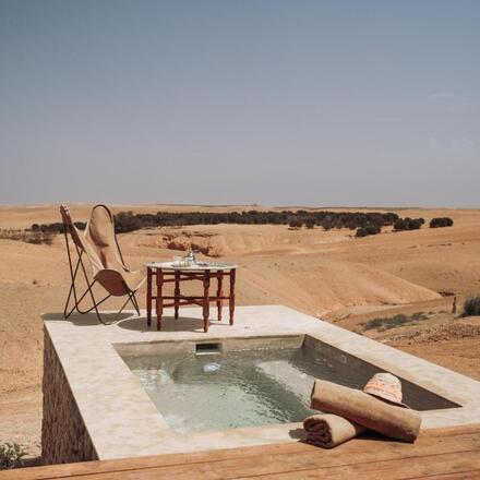 Outdoor hot tub