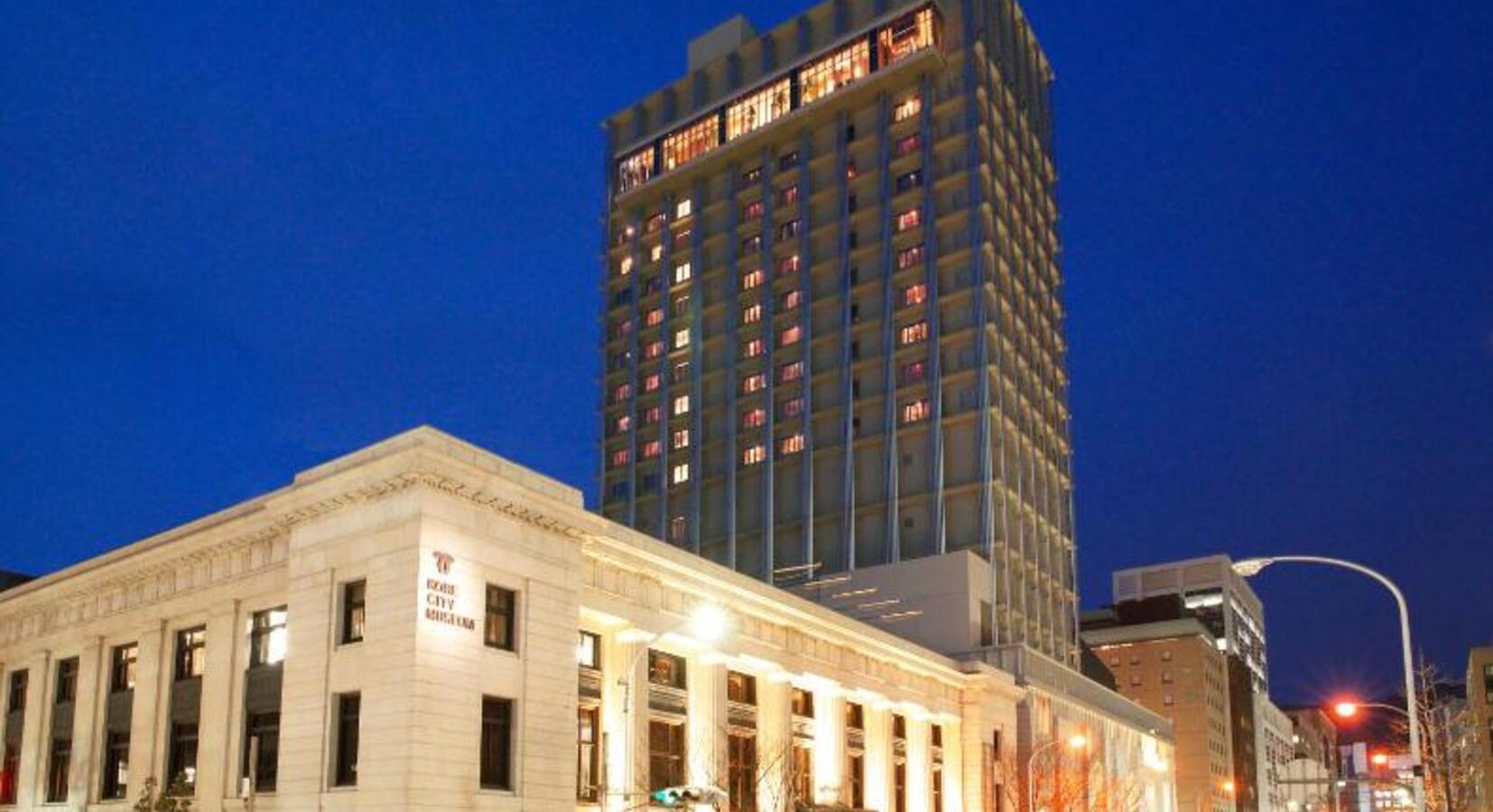 Hotel Exterior at Night