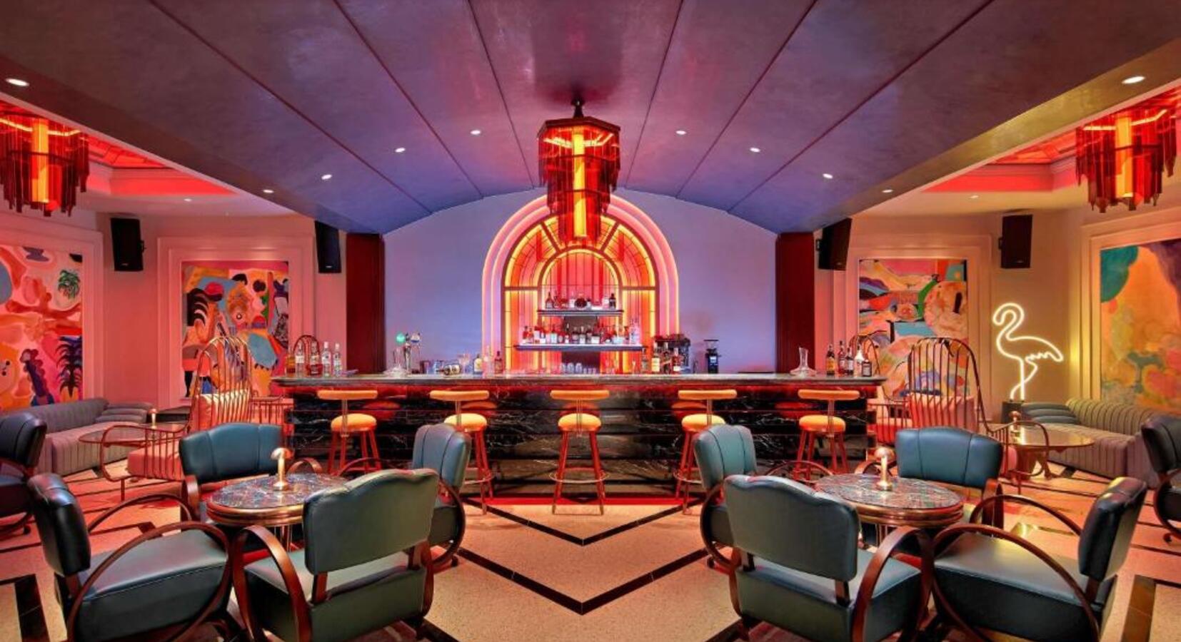 Bar area