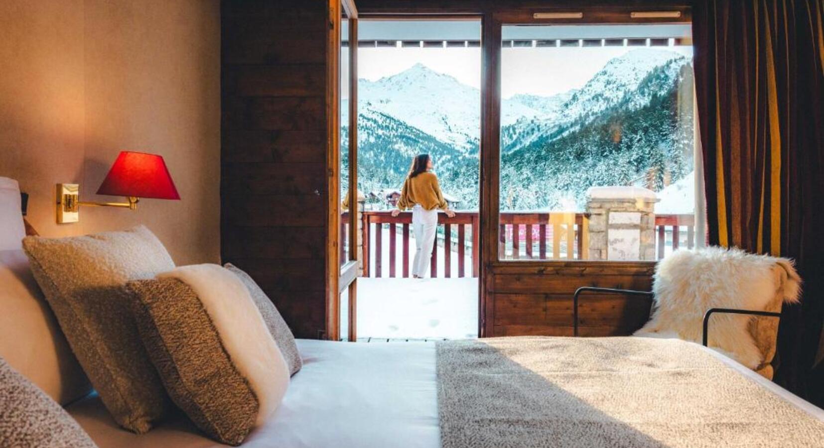 View from terraced bedroom 