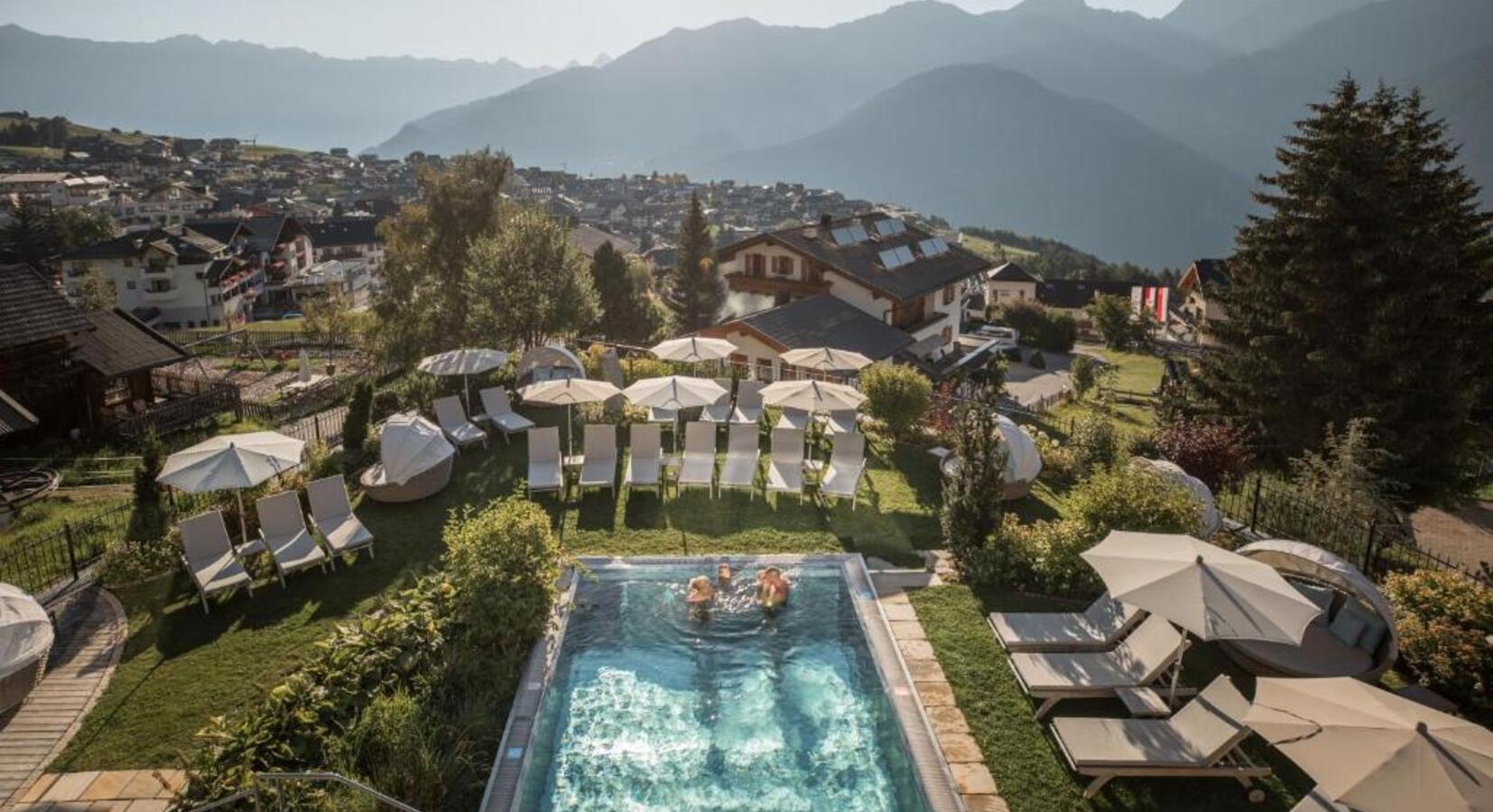 Outdoor pool area