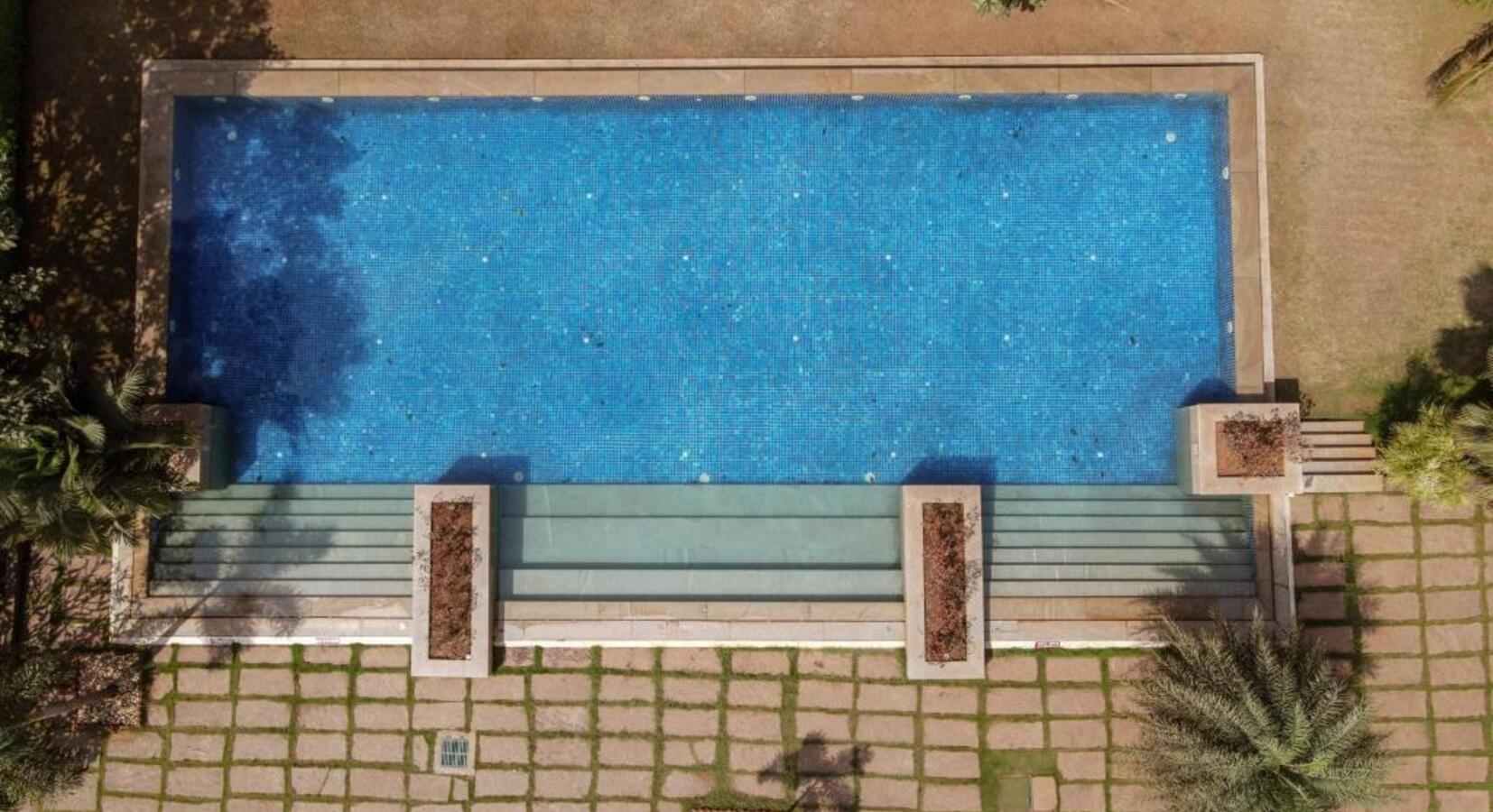 Aerial View of Swimming Pool 