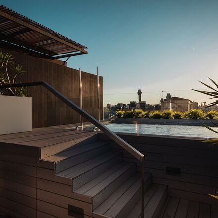 Rooftop pool 
