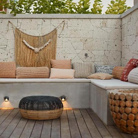 Outdoor seating area