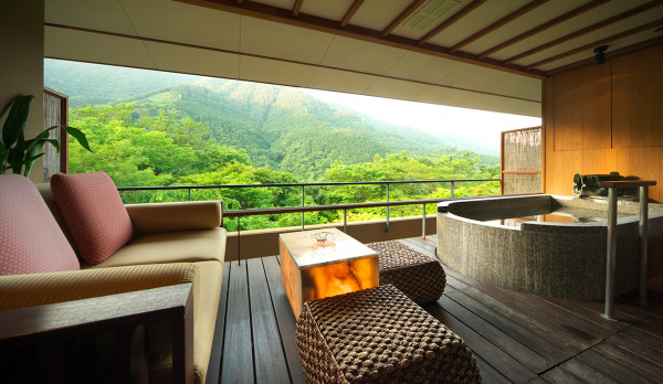 Ginyu Ryokan private hot spring bath