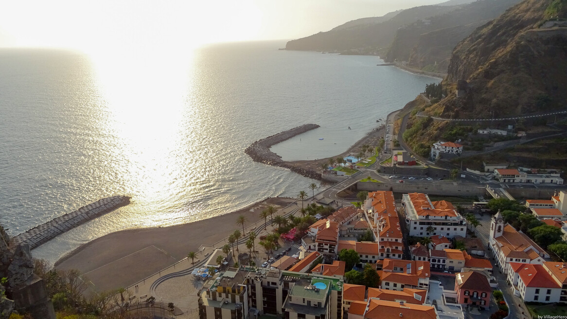 Ribeira Brava au coucher du soleil
