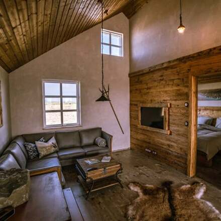 Cottage sitting room 