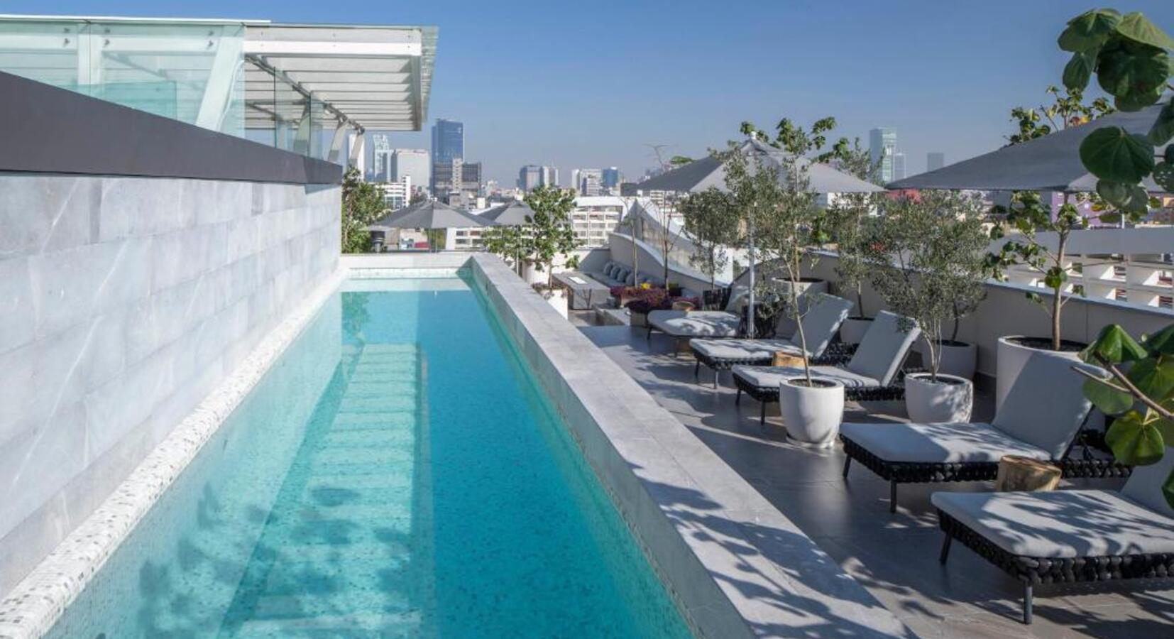 Rooftop pool