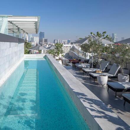 Rooftop pool