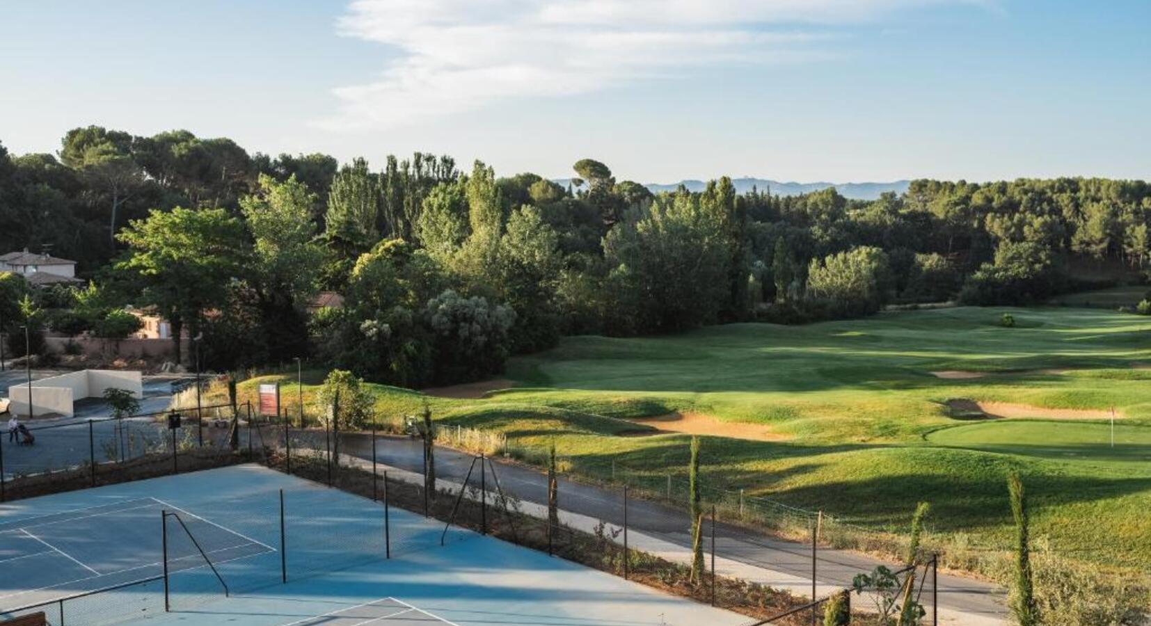 Tennis Court and Golf Course  