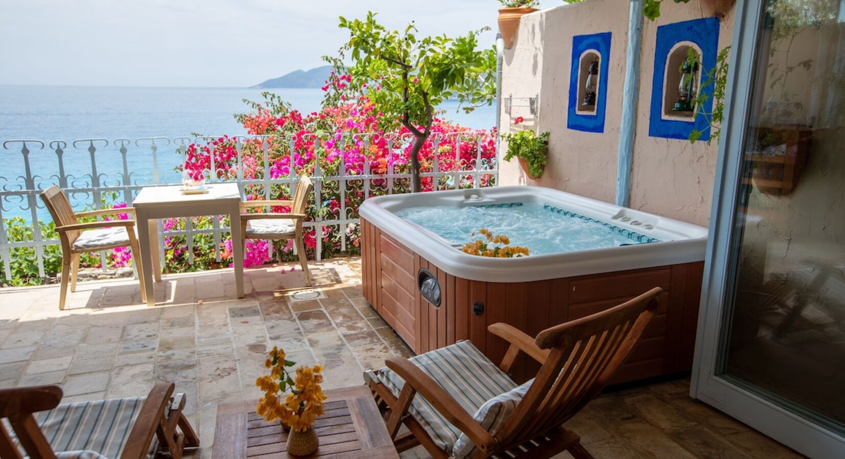 Terrace and Private Hot Tub
