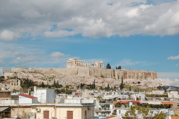 Akropolis-Blick von Koukaki