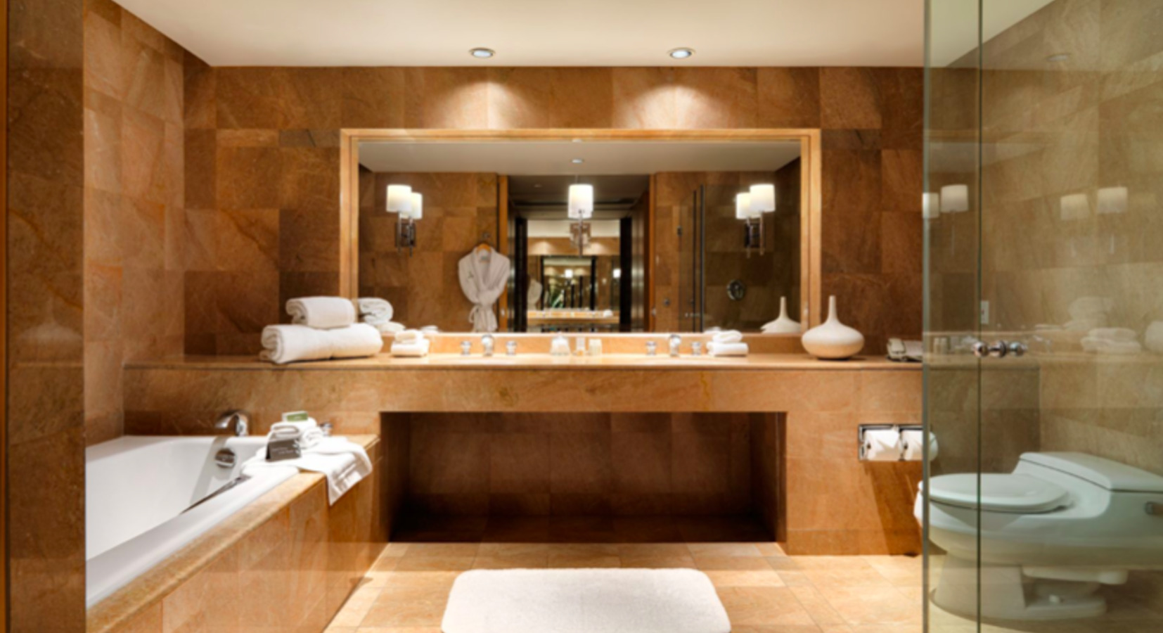 Marble bathroom