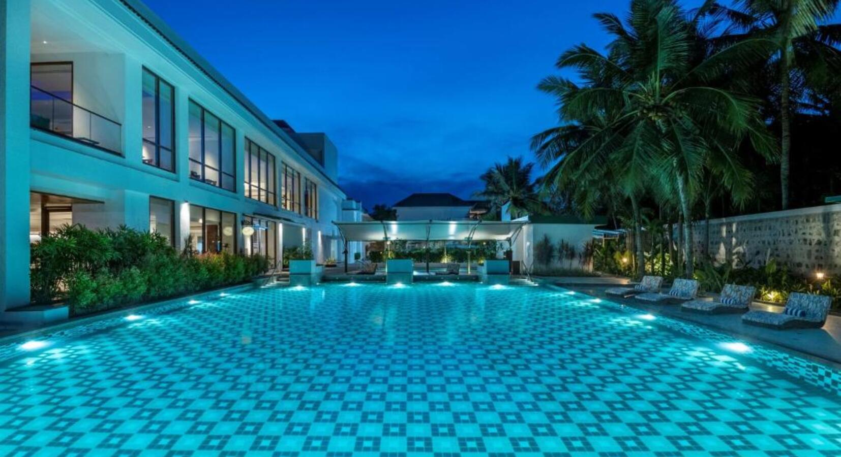 Swimming Pool at Night