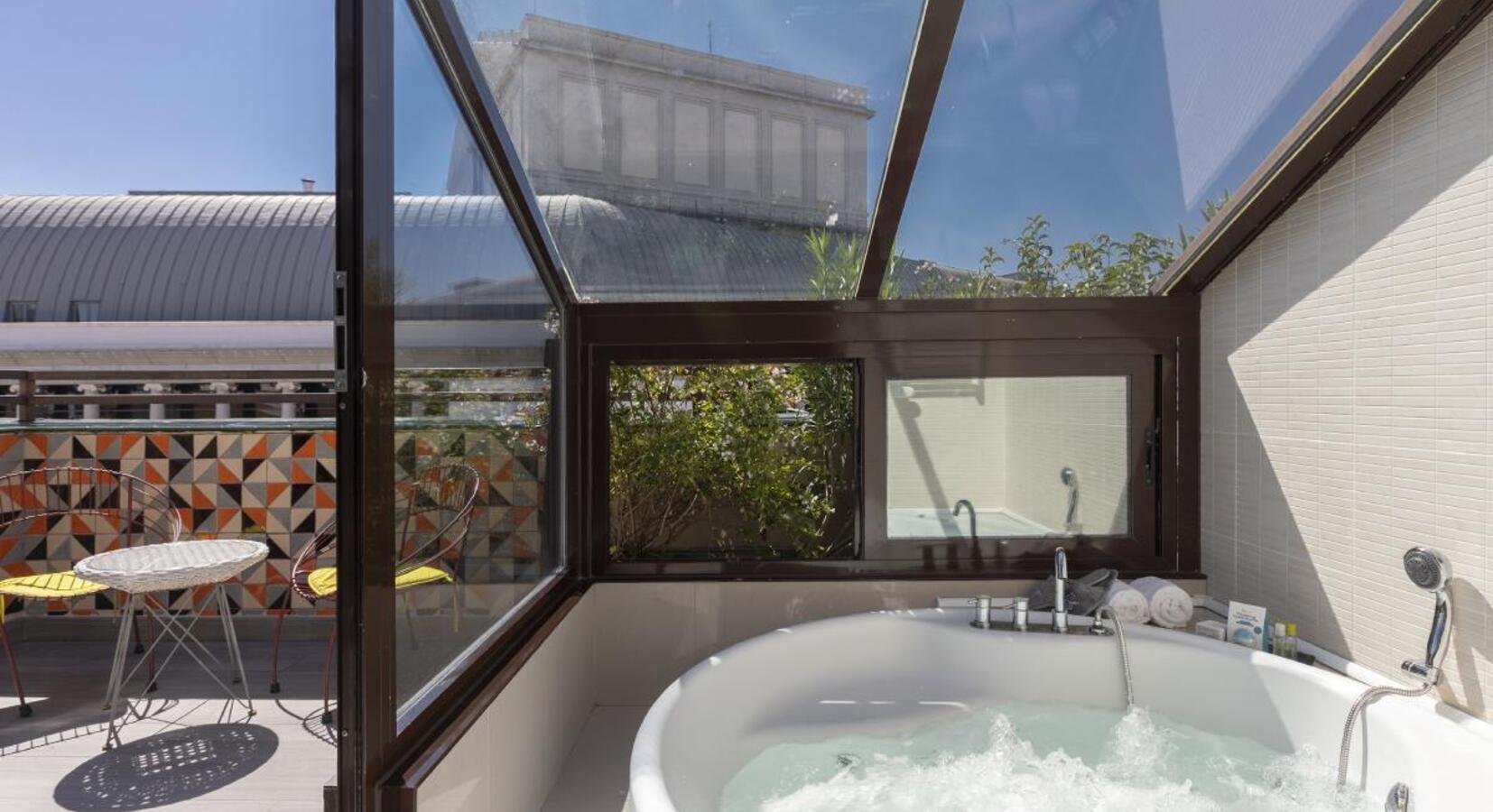 Private Balcony and whirlpool tub