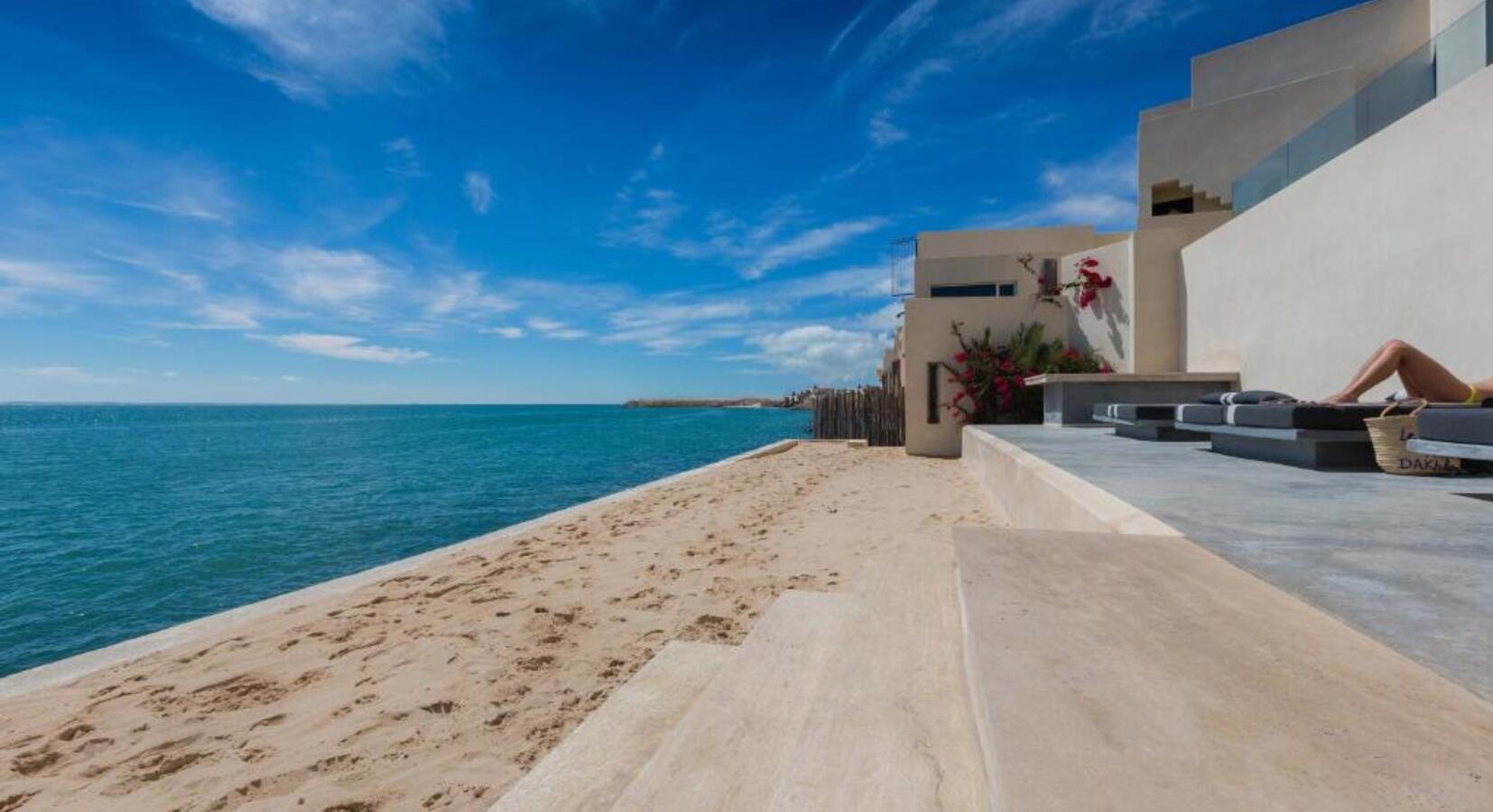 Private beach