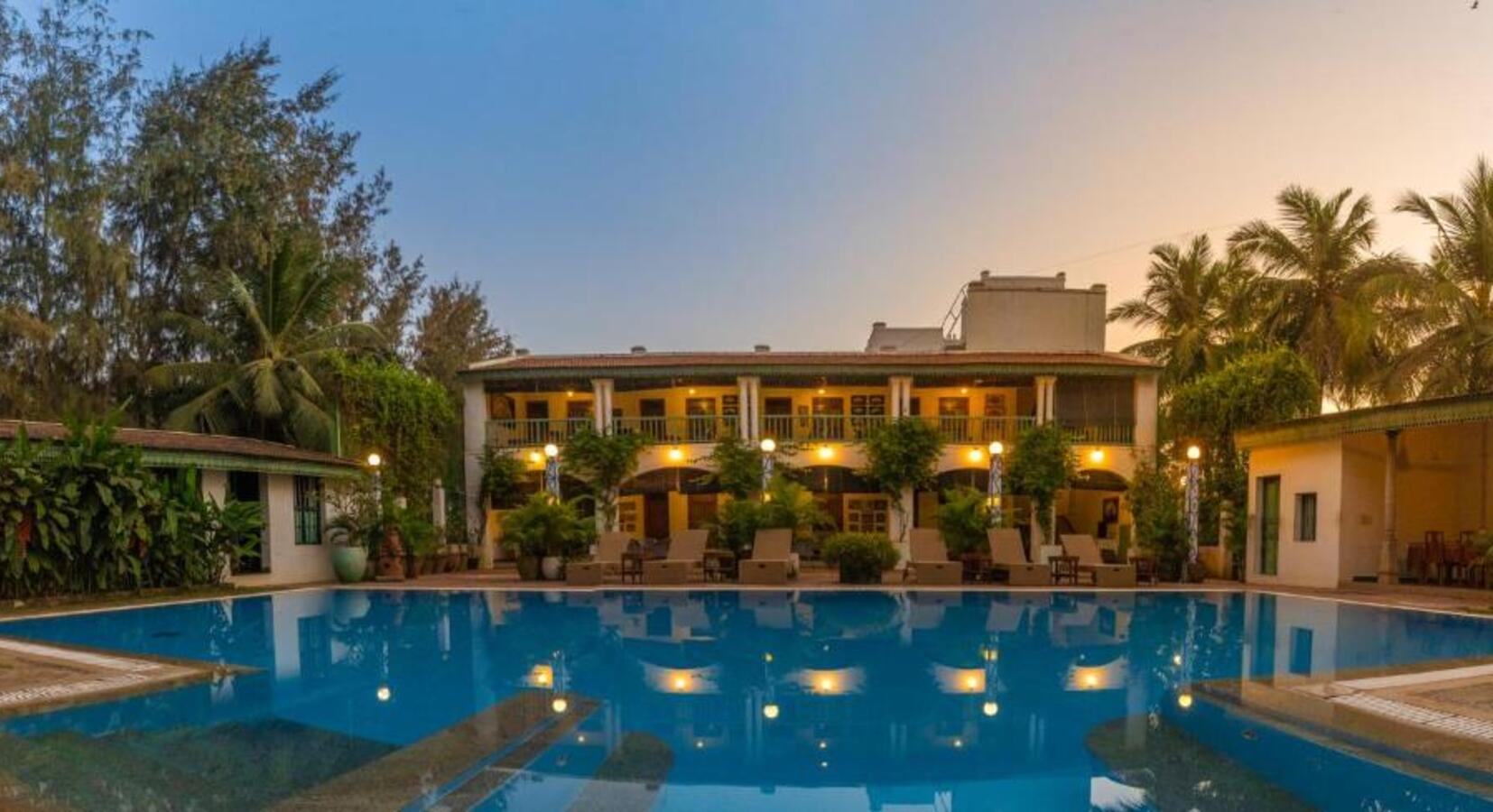 Swimming Pool in the Evening