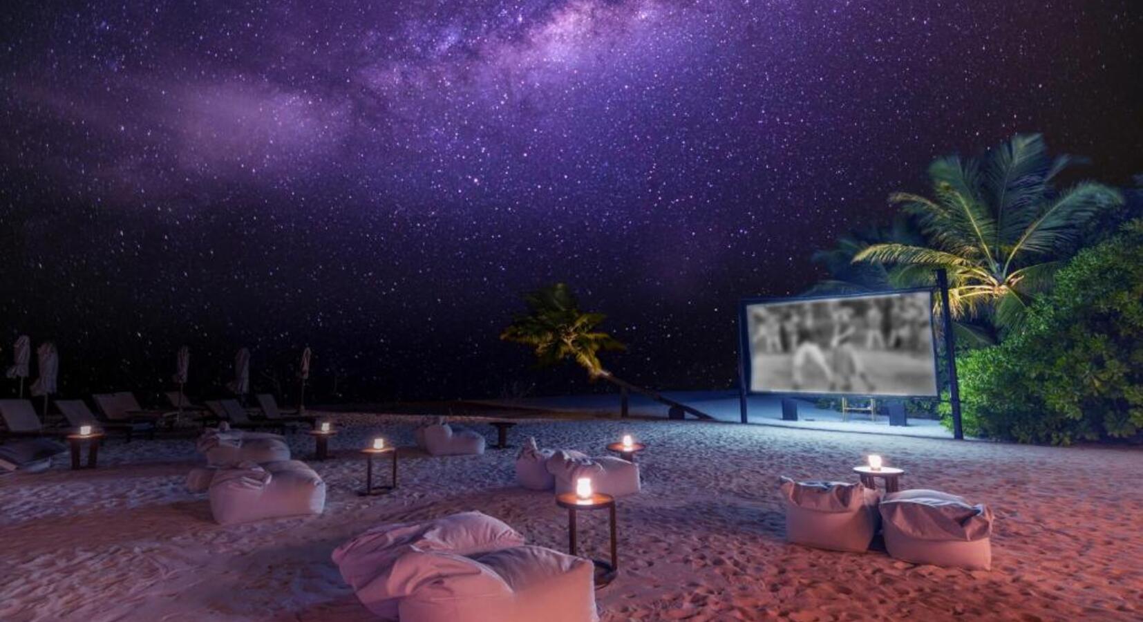 Private beach