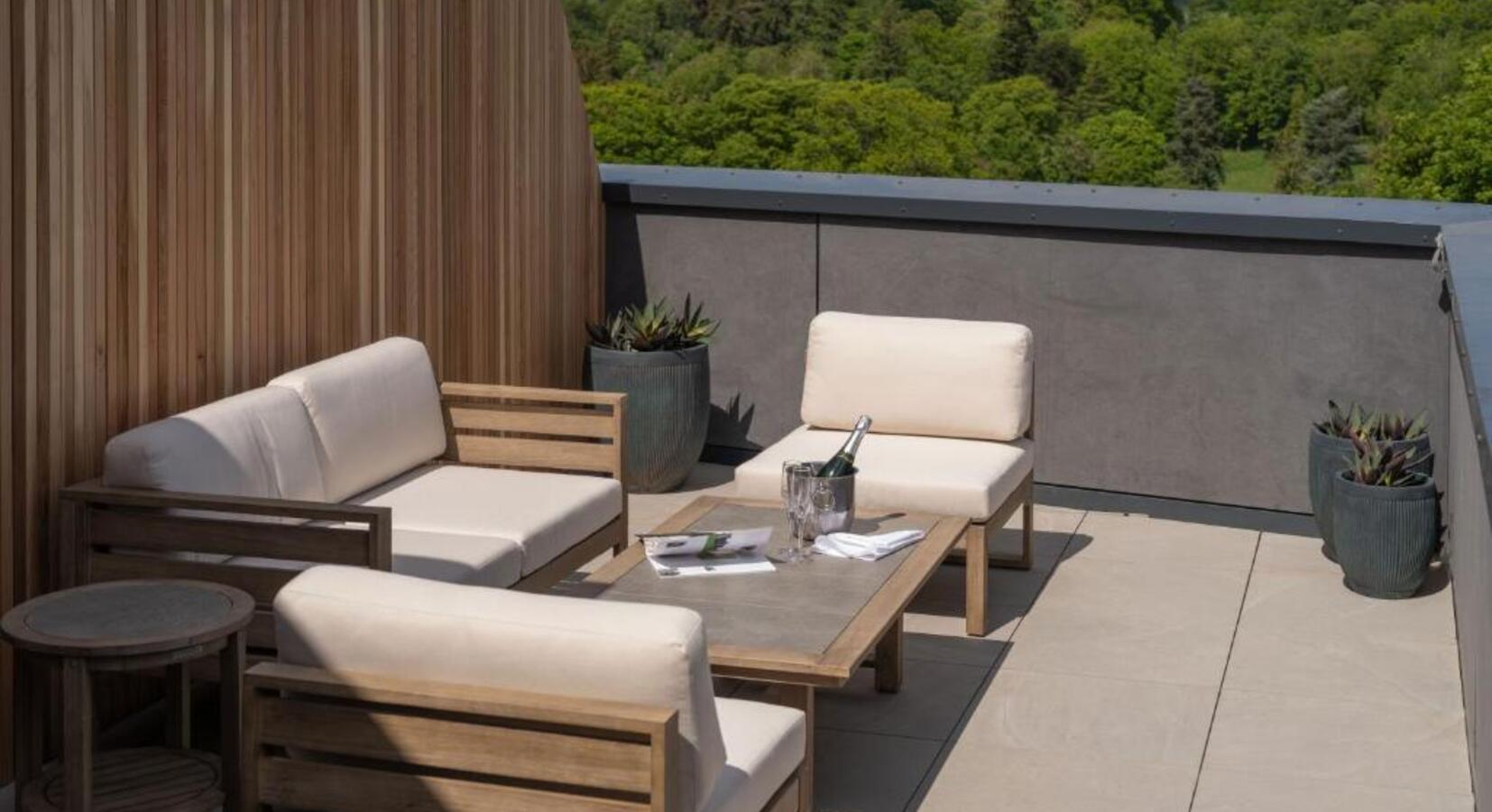 Private patio