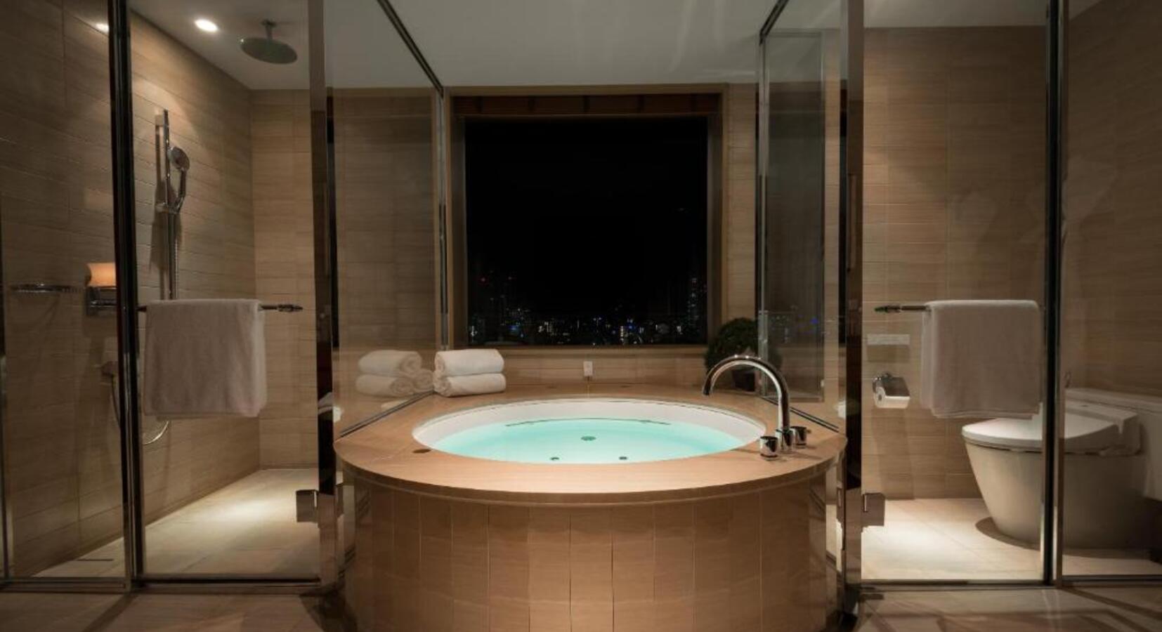 Bathroom with Hot Tub