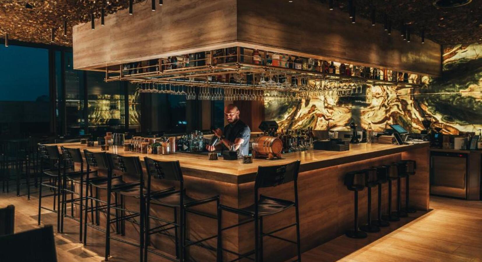 Bar area