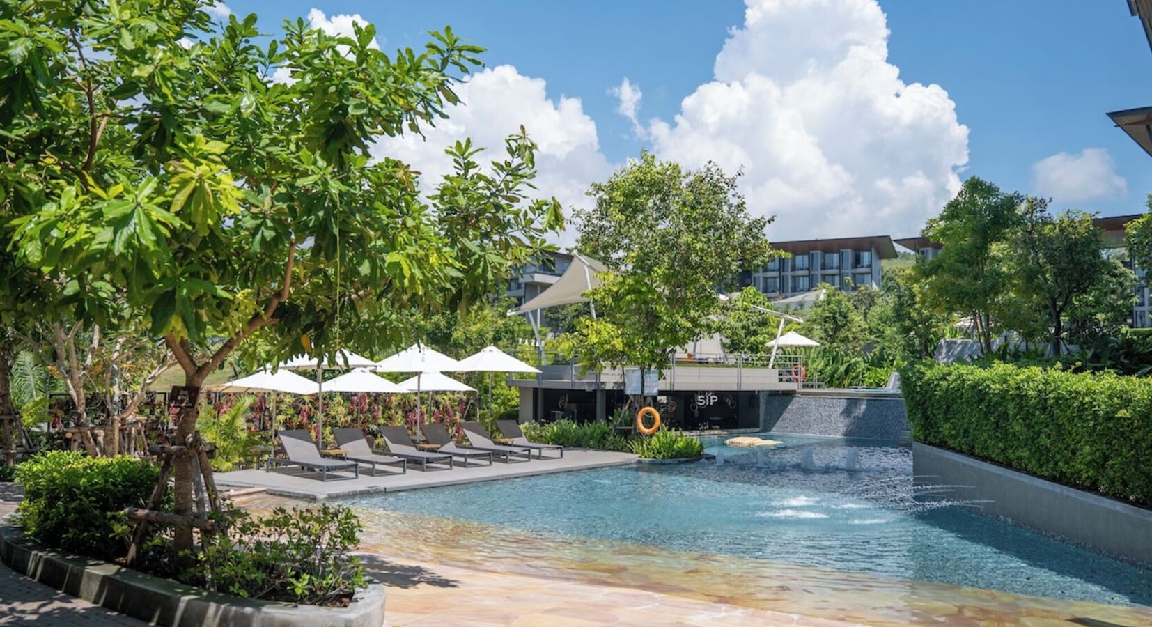 One of Four Outdoor Pools