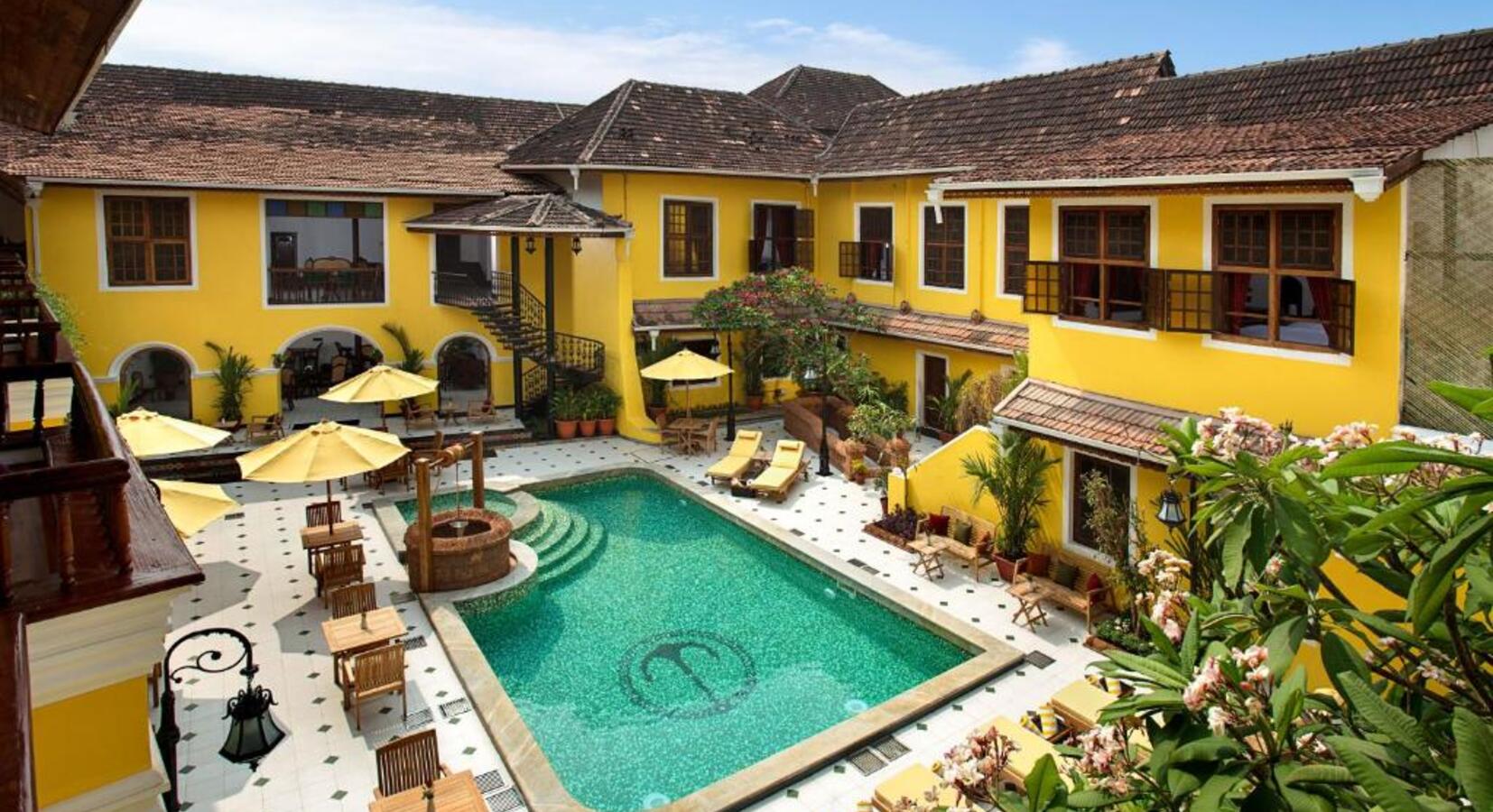 Aerial View of Swimming Pool 