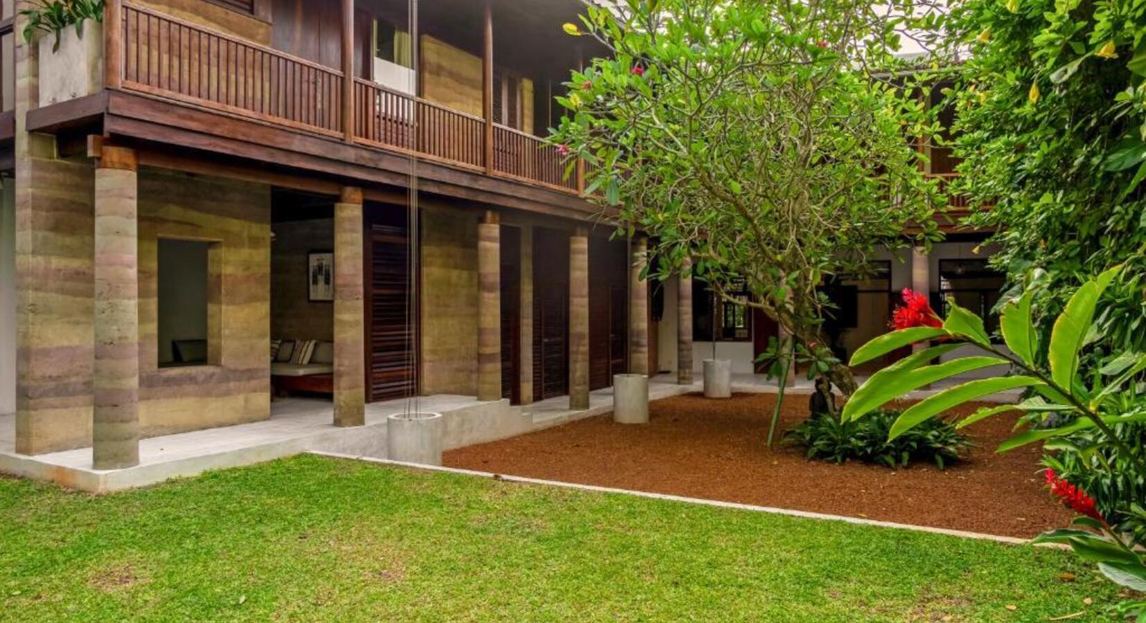 View of the House from the Courtyard