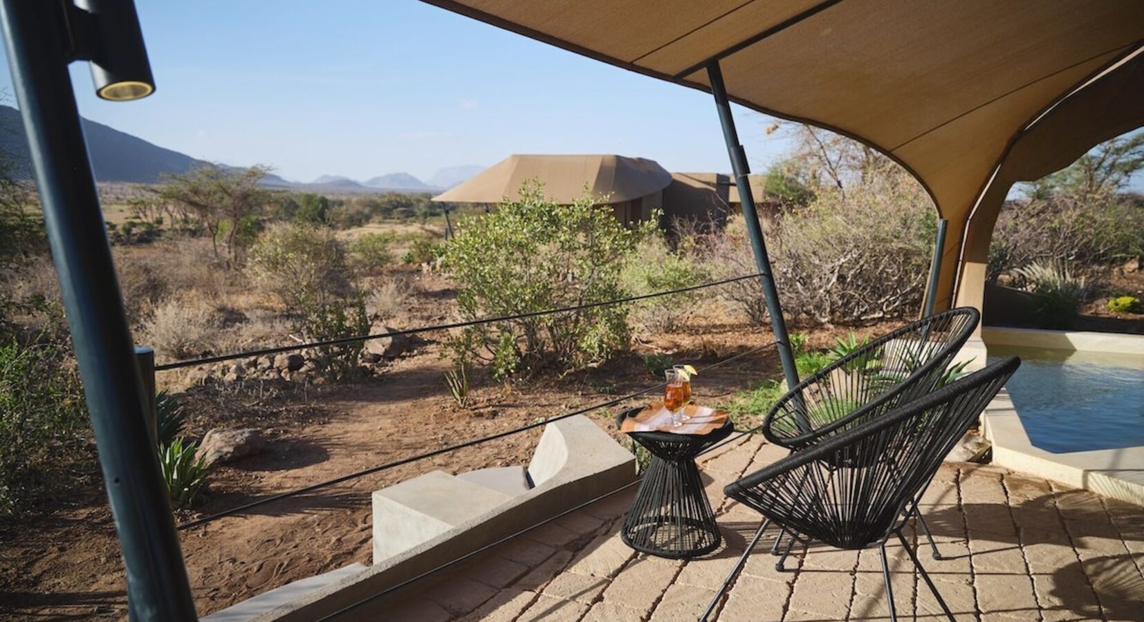 Private Terrace with plunge pool