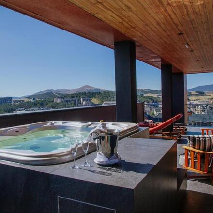 Private hot tub views