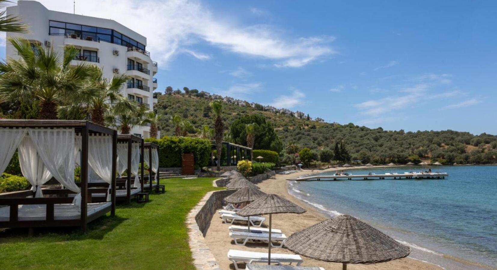 Hotel and Beach