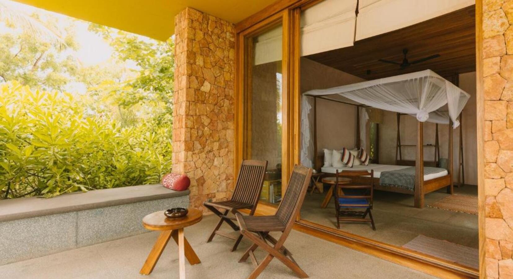 Private patio