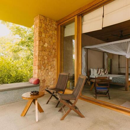 Private patio