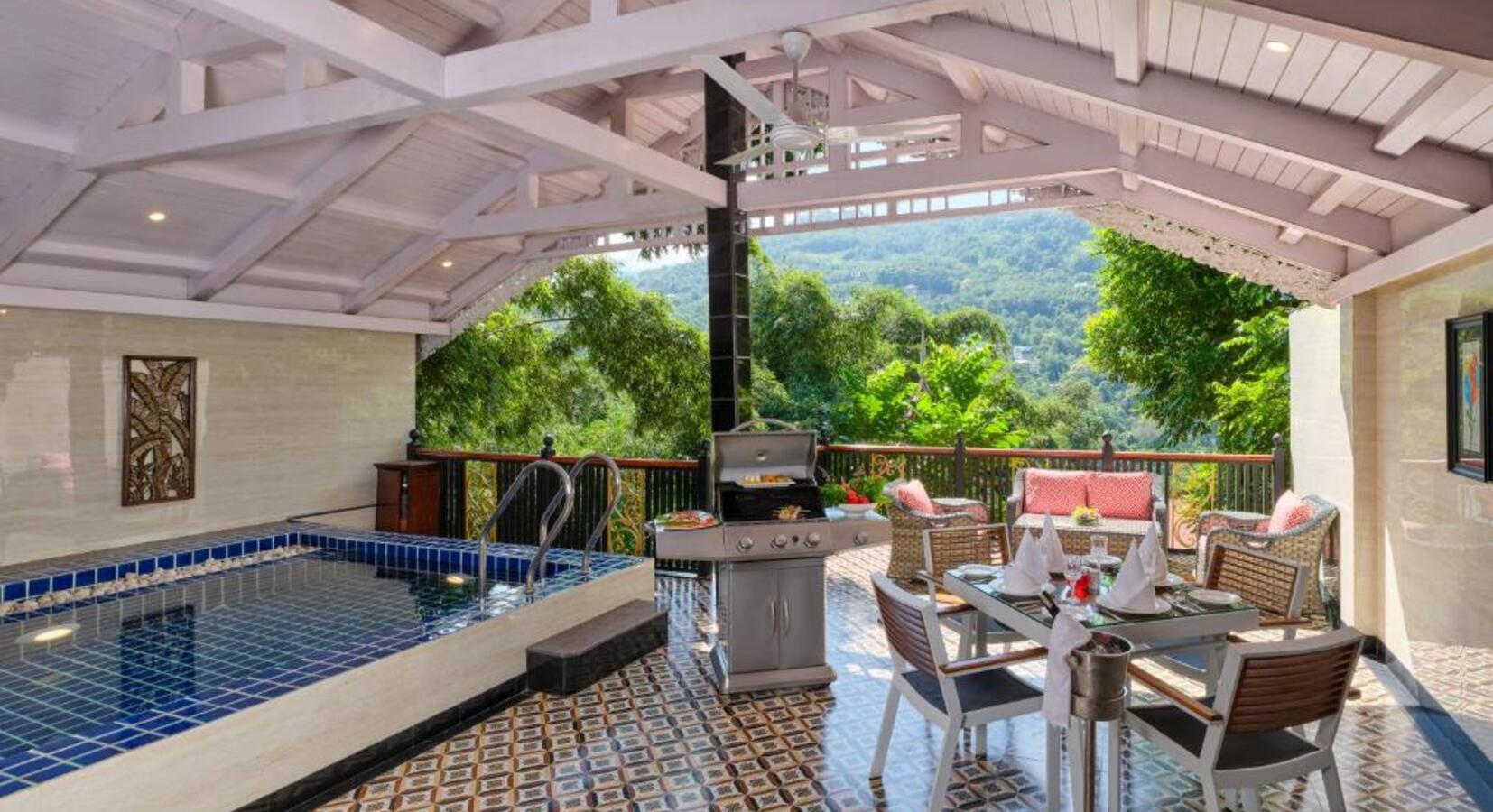 Swimming Pool in BBQ Area