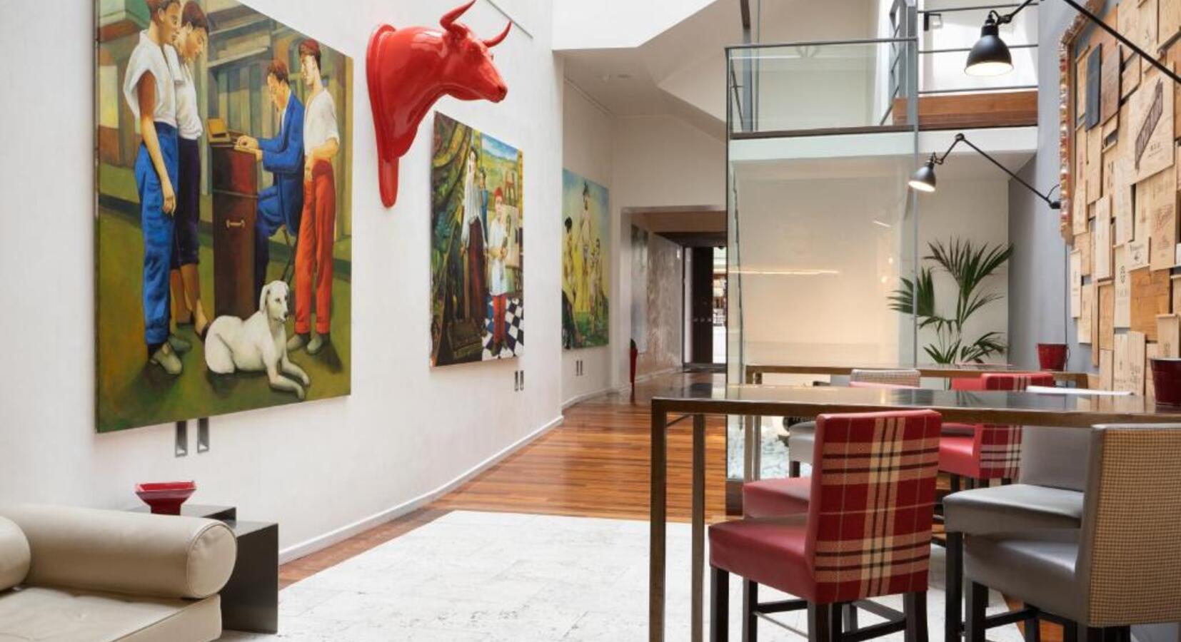 Art-Filled Interior
