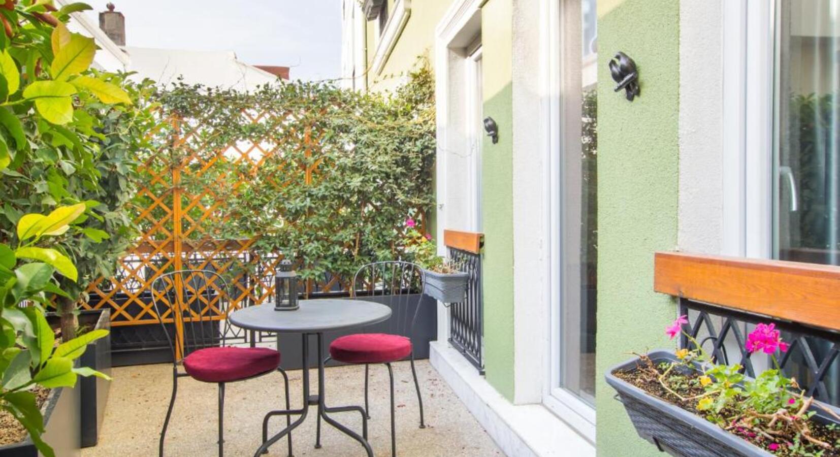 Private patio