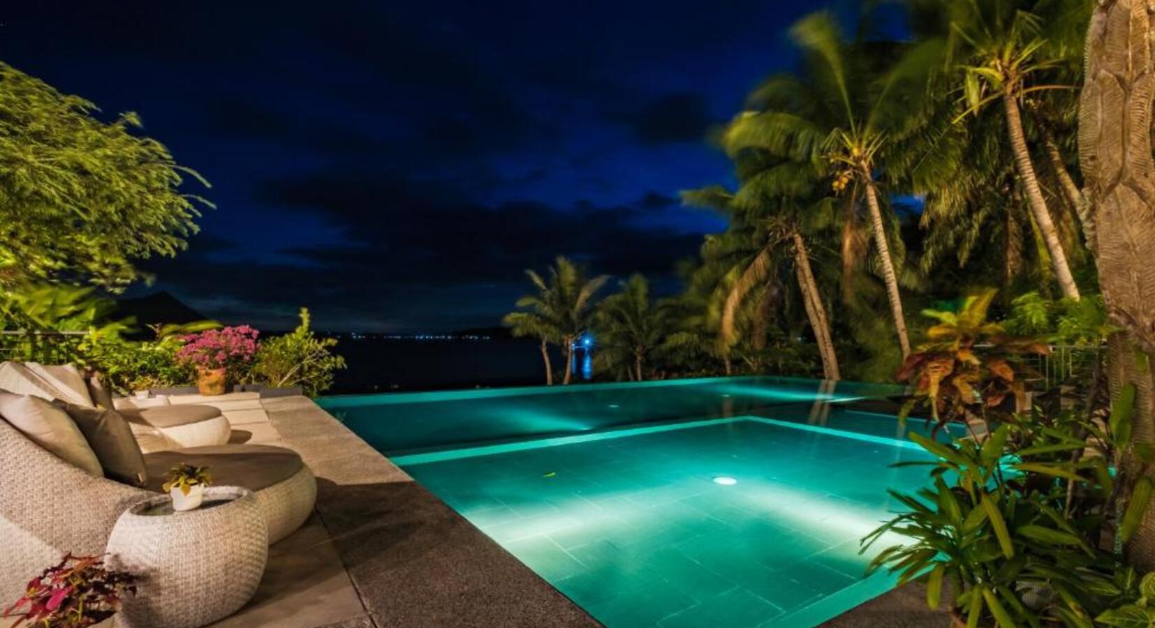 Swimming Pool at Night