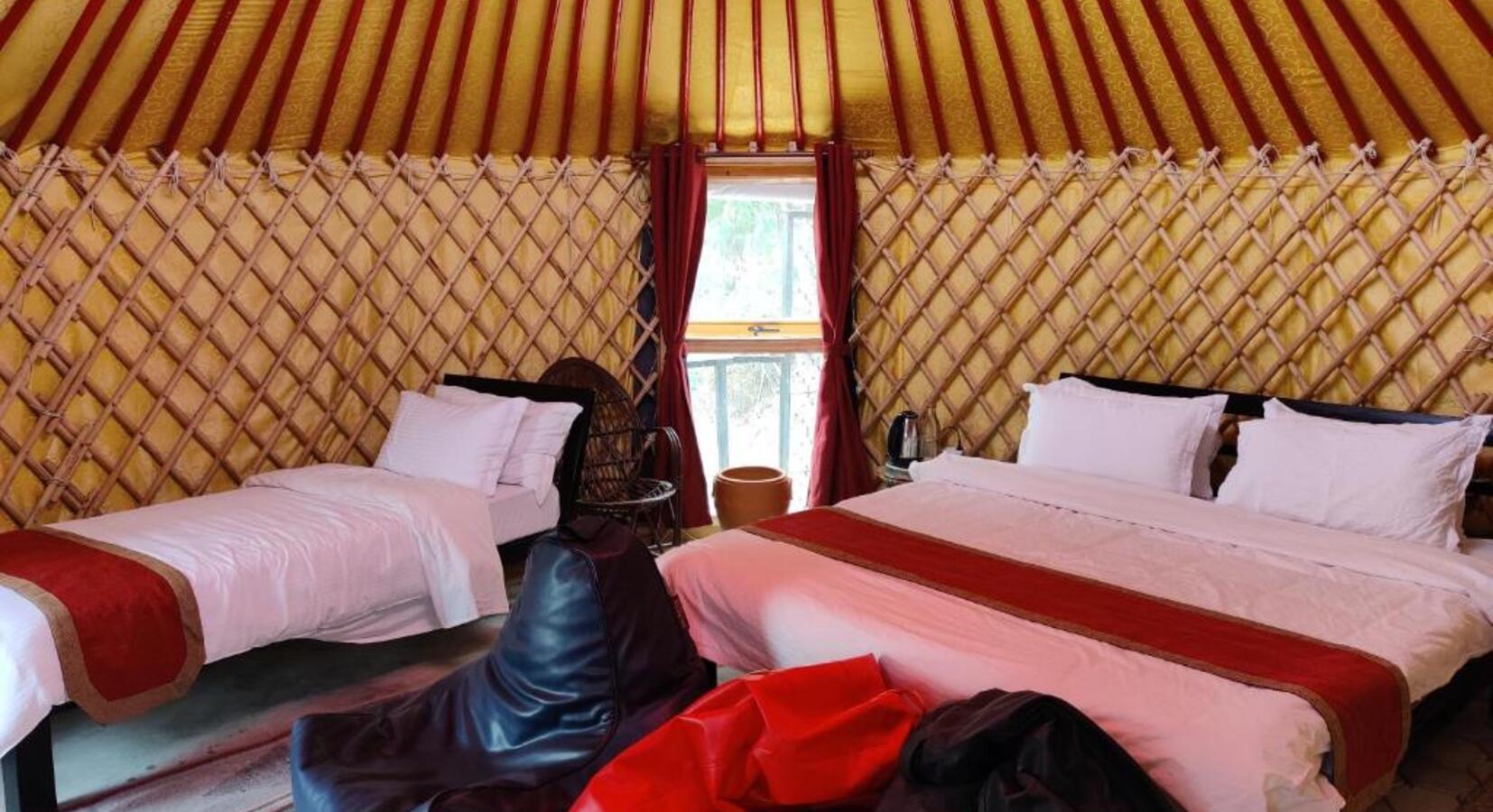Tent interior